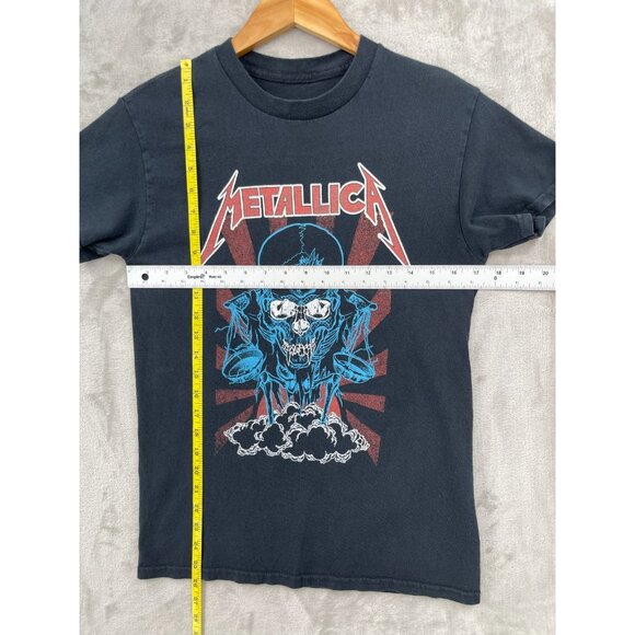 Metallica Skull Scales Pushead Artwork Graphic Tee Retro Metal Shirt - Picture 9 of 9